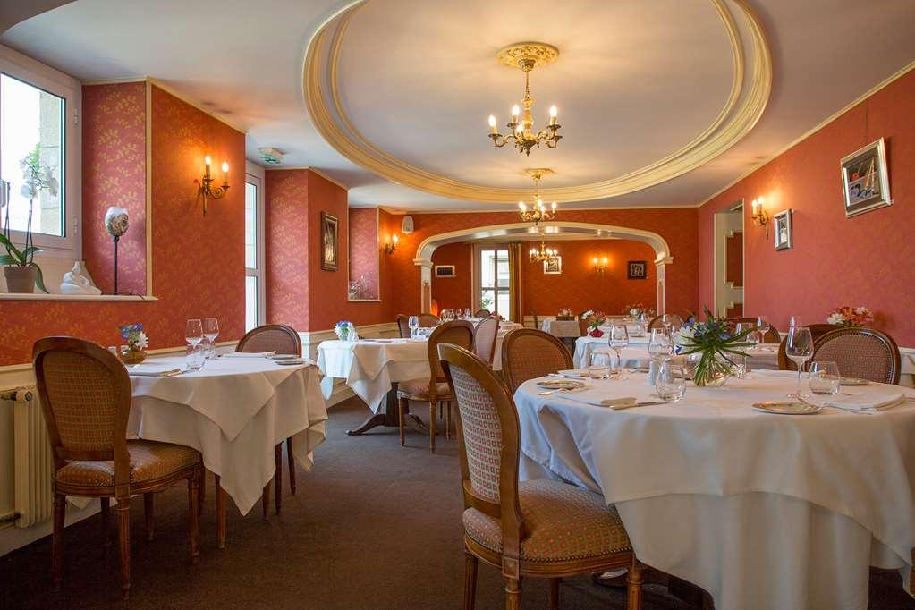 Clos De Vallombreuse, The Originals Relais Douarnenez Restoran fotoğraf